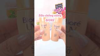 Review sữa chống nắng Biore #unboxing #makeup #review #skincare