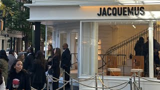 Inside the JACQUEMUS Store Opening: Exclusive Interviews with Fans on the Front Line! #hotinretail