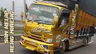 Truck new black team 10 sam kelap | truk mbobis | truk gold | truk cakep