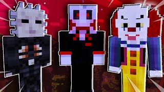 Minecraft HORROR MOVIE MONSTER ATTACK MY HOUSE PT 2 | HORROR MOVIE MONSTERS MOD TUTORIAL