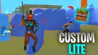 [NOVA ATUALIZAÇÃO] CUSTOM LITE FREE FIRE COM 2 MB GRÁFICO DE MINECRAFT DA NOVA ATUALIZAÇÃO