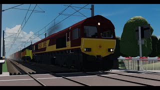 Albicroft LC: All Trains in one Video, Trainspotting Simulator | Albicroft Level Crossing