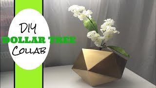 Dollar tree DIY/Modern vase-collab with LifeAt50&Beyond