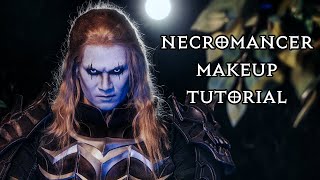 EASY HALLOWEEN GOTH MAKEUP! Diablo Immortal Necromancer Transformation | Prince De Guzman