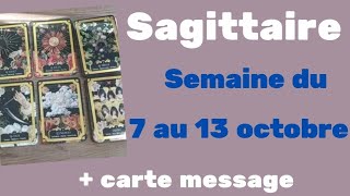 Sagittaire semaine du 7 au 13 octobre + carte message