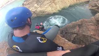 Braulio Estima Jumping off 20ft Rock into the Sea