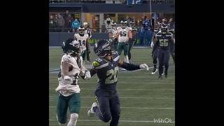 🤣 Refs Miss PI Julian Love Jalen Hurts Quez Watkins INT Eagles Vs Seahawks Highlights Scripted NFL