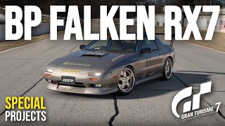 GT7 | Mazda BP Falken RX-7 D1GP Build Tutorial | Special Projects | Drift Build