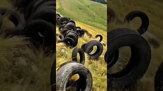 Throw the car tire from the mountain and win lakhs of rupees