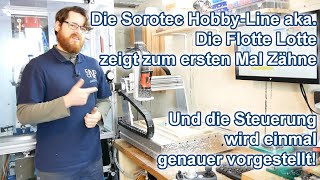 Die Flotte Lotte zeigt Zähne. Acryl XT auf der Sorotec Hobby-Line 4530