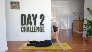 30 Day Vinyasa Yoga Challenge for Strength & Flexibility l 20 Minutes l Day 2