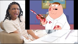 family guy funny moments - peter takes a cat's 9 lives