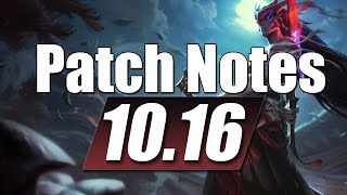 League of Legends 10.16 Patch Notes LoL Patch Rundown/Discussion