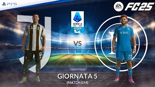 Juventus - Napoli ⚽️ Serie A 2024/25 Match Sim ft. Vlahovic, Kvaratskhelia, Lukaku | FC 25