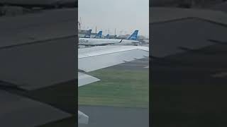 Jetblue 1721 taxiing to take off at JFK International airport New York.