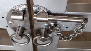 Hướng dẫn làm chốt cửa tuyệt đẹp chi tiết. Detailed instructions for making beautiful door latches.