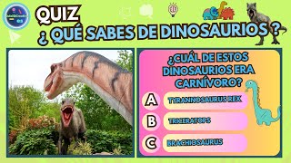 ! Quiz ¡ - "🦕🦖 Trivia Jurásica: ¿Cuánto Sabes Sobre Dinosaurios? 🦖🦕"