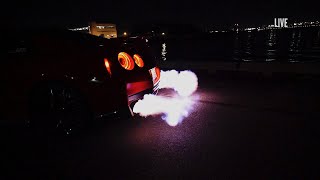 How do we shoot flames in our 2017 Nissan GTR