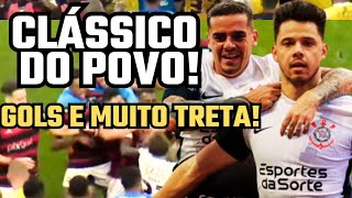 "Treta e gols no clássico do povo"