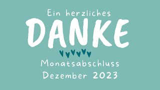 Monatsabschluss Dezember 2023 #umschlagmethode #budgeting