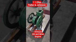 little fuller Johnson hit miss engine running