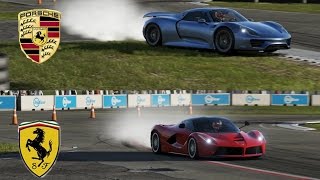 Forza 7 - Top Gear - Porsche 918 vs Ferrari LaFerrari -on the Test Track