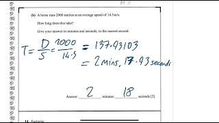 M3 Summer 2022 Q13 Race track question CCEA MATHS