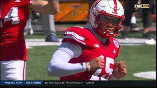 Huskers First Drive 12 Plays 77 Yds TD