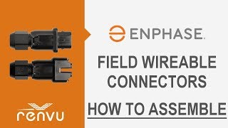 Enphase Field Wireable Connectors  - How to Assemble Q-CONN-10