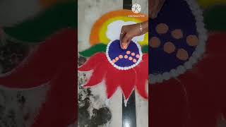 innovative style pongal special rangoli 2024#shortsfeed #rangoliart #ytshorts #rangolidesigns #easy