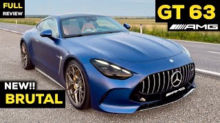 2024 MERCEDES AMG GT 63 NEW V8 Coupe! MORE FUN Than 911?! FULL POV Test Drive Review BRUTAL Sound