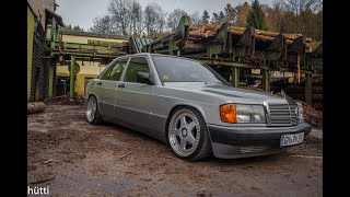 EngineWorks | Mercedes 190E W201 Carporn | DJI Osmo Airride / Static