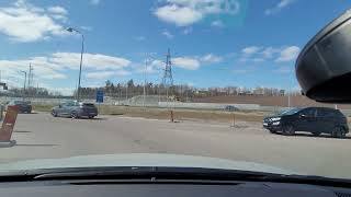 Driving a Corolla around in Kungens Kurva, near Ikea Stockholm | Sweden | Dashcam | 4k 60 fps |