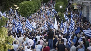 Χαιρετισμός του Κυριάκου Μητσοτάκη σε συγκέντρωση πολιτών στα Ιωάννινα