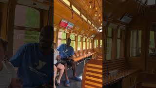 St. Louis Forest Park trolley back to the apartment fun day kids loved it free in the summer