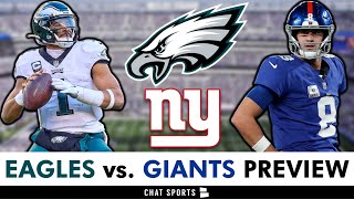 Eagles vs. Giants Preview, Injury Report, Analysis, Keys To The Game, Prediction | NFL Week 7