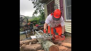 Milling cherry wood part 1