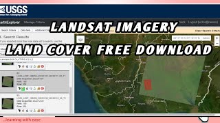 How to download Landsat imagery free || Remote sensing Tutorial || Complete video