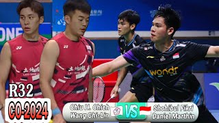 Shohibul Fikri/Daniel Marthin vs Chiu Hsiang Chieh/Wang Chi-Lin || R32 China Open 2024