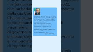 Le parole del Presidente della Repubblica Italiana, replica alle asserzioni di Elon Musk #us #trump