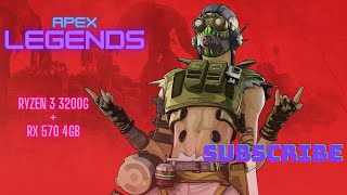 Apex Legends moments on Ryzen 3 3200g+RX570 4gb and PNY XLR8 8*2 gb. Driver 23.9.2