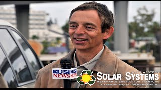 Drew Ford KUSI 2011a Solar Installation