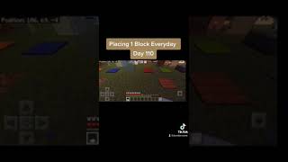 Day 110 - Placing 1 Block Everyday In Minecraft