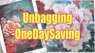 ONEDAYSAVING Unboxing / First Impressions | 2 Diamond Painting Kits