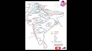 Indian Rivers in ancient time#upsc#opsc#indianrivers#ias#indiangeography#shorts#viral#studywithkoko