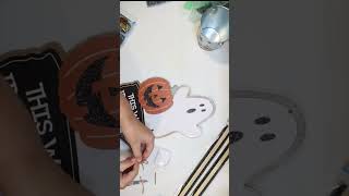 Easy Halloween Sign Dollar Tree DIY