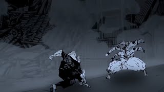 Yuji vs Sukuna manga animation 👄