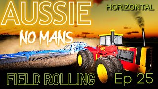 Farming Simulator 22  - FIELD ROLLING on Aussie No Man's Horizontal