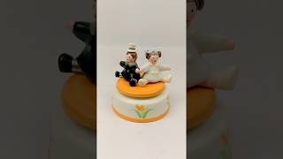 SPOSINI - Handmade Ceramic Music Box, Newlyweds by La Gatta