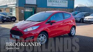 💙💙💙FORD FIESTA 1.2 ZETEC 2️⃣0️⃣1️⃣4️⃣ 6️⃣4️⃣ Race🔴Red 67518 miles💙💙💙Brooklands Quality Cars